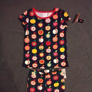 Two Piece set, Gymboree, multi-colored apples, 5t.nwt leggings, top
